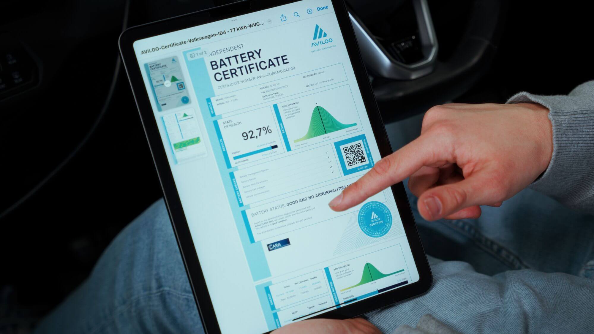 Neu bei Auto Bonau: AVILOO Batterietest für Elektrofahrzeuge