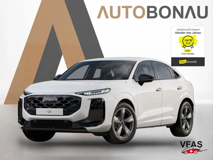 AUDI Q3 Sportback 2xS line Tech LED+ PrivG KlimaP 19Z bei Auto Bonau