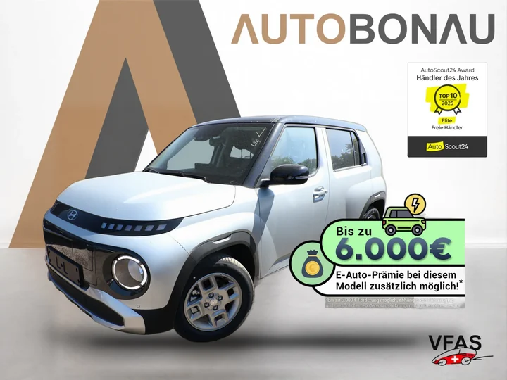 HYUNDAI Inster 42 kWh FÖRDERF. Navi 2xPDC 15Z PrivG ACC bei Auto Bonau