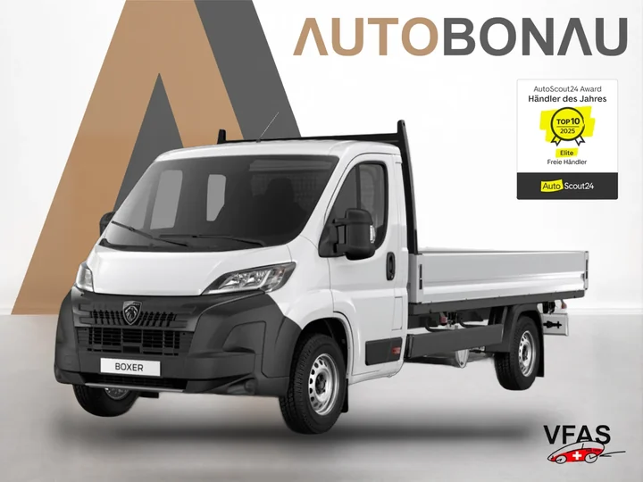 PEUGEOT Boxer Pritsche 435 AT L4 AHK CarPlay VisibP ERad bei Auto Bonau