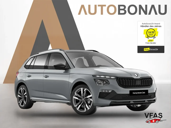 SKODA Kamiq DSG MonteC Pano Matrix ACC 18Z el.Heck SHZ bei Auto Bonau