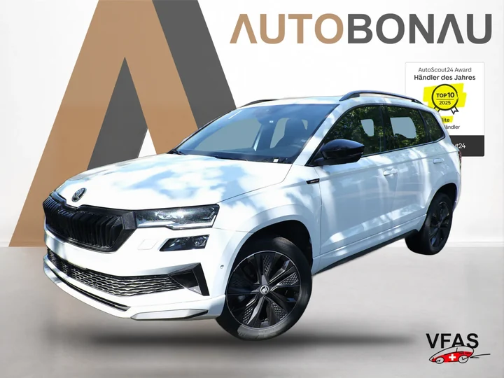 SKODA Karoq DSG Sportl Pano Matrix Nav 360° Canton ACC bei Auto Bonau