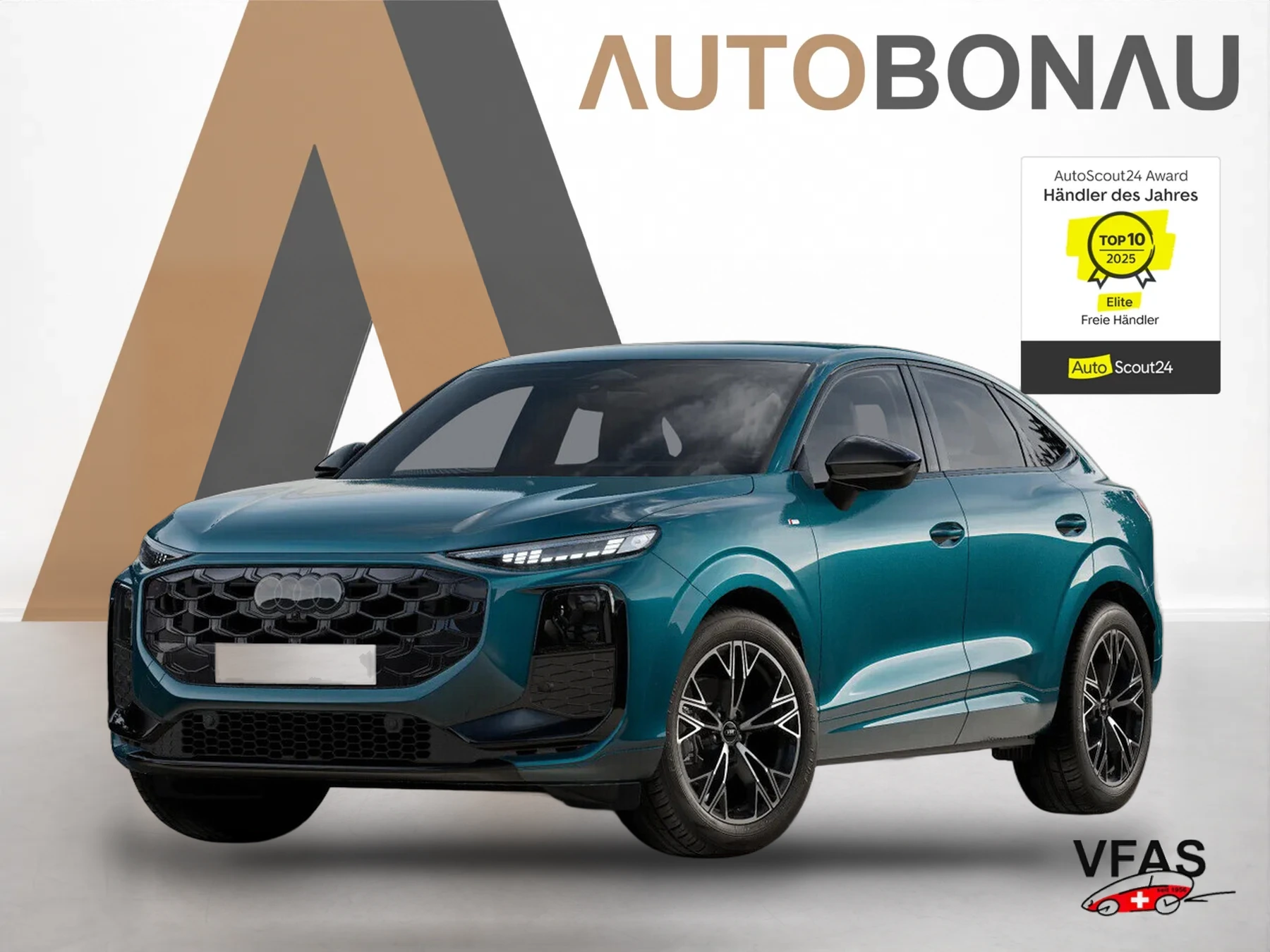 AUDI Q3 Sportback 2xS line Tech+ 19Z Leder KlimaP eHK bei Auto Bonau