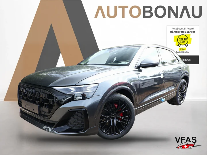 AUDI Q8 2xS line LederAmatur 22Z Laser Pano HUD Klim4 bei Auto Bonau