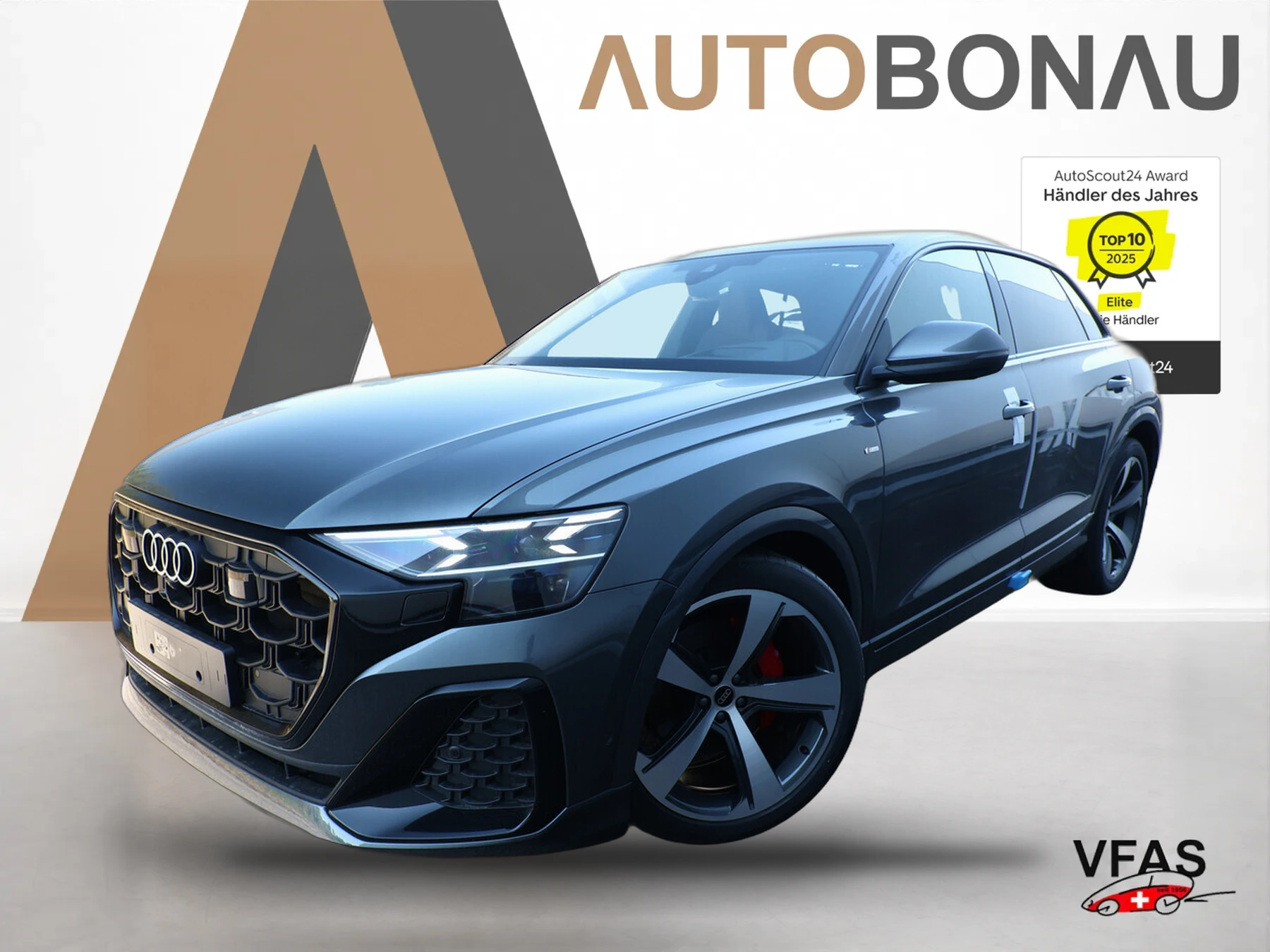 AUDI Q8 2xS line AssistenzP+ 22Z Laser Pano HUD Klim4 bei Auto Bonau