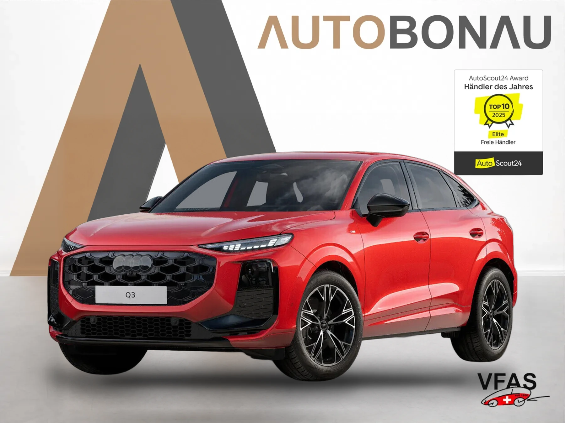 AUDI Q3 Sportback 2xS line Tech+ LED+ 19Z KlimaP Priv bei Auto Bonau