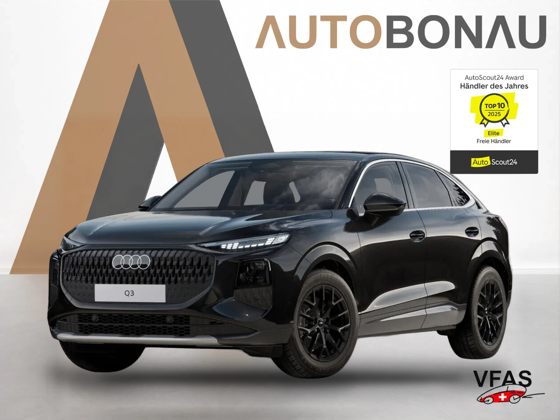AUDI Q3 Sportback quattro Tech LED+ 18Z Keyl KlimaP bei Auto Bonau