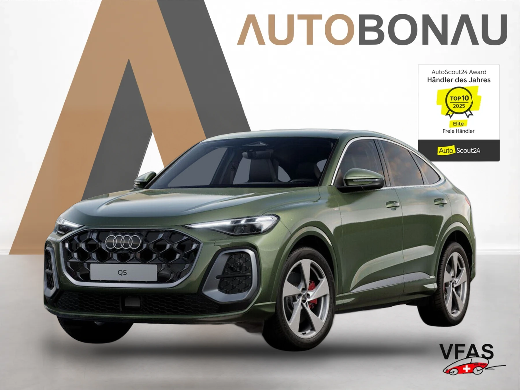 AUDI Q5 Sportback 2xS line Tech Leder Pano 20Z PrivG bei Auto Bonau