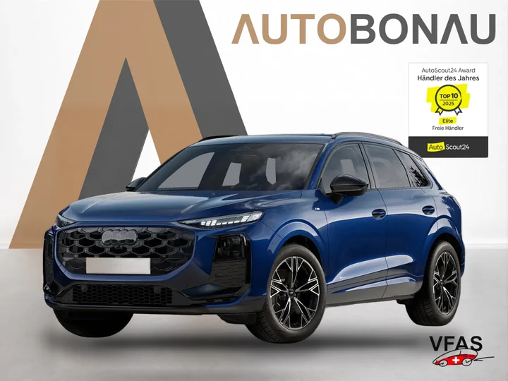 AUDI Q3 2xS lineTech LED+ Leder KlimaP 19Z OptikP eHK bei Auto Bonau