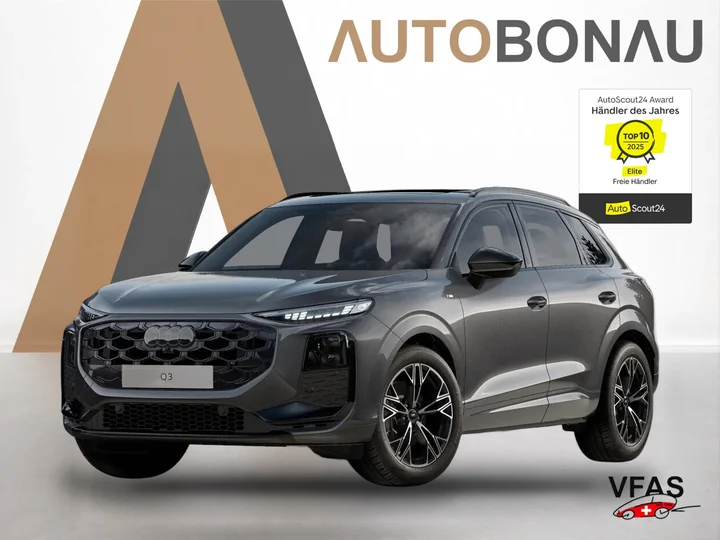 AUDI Q3 2xS line Tech+ Pano Leder Matrix DynamikP 19Z bei Auto Bonau
