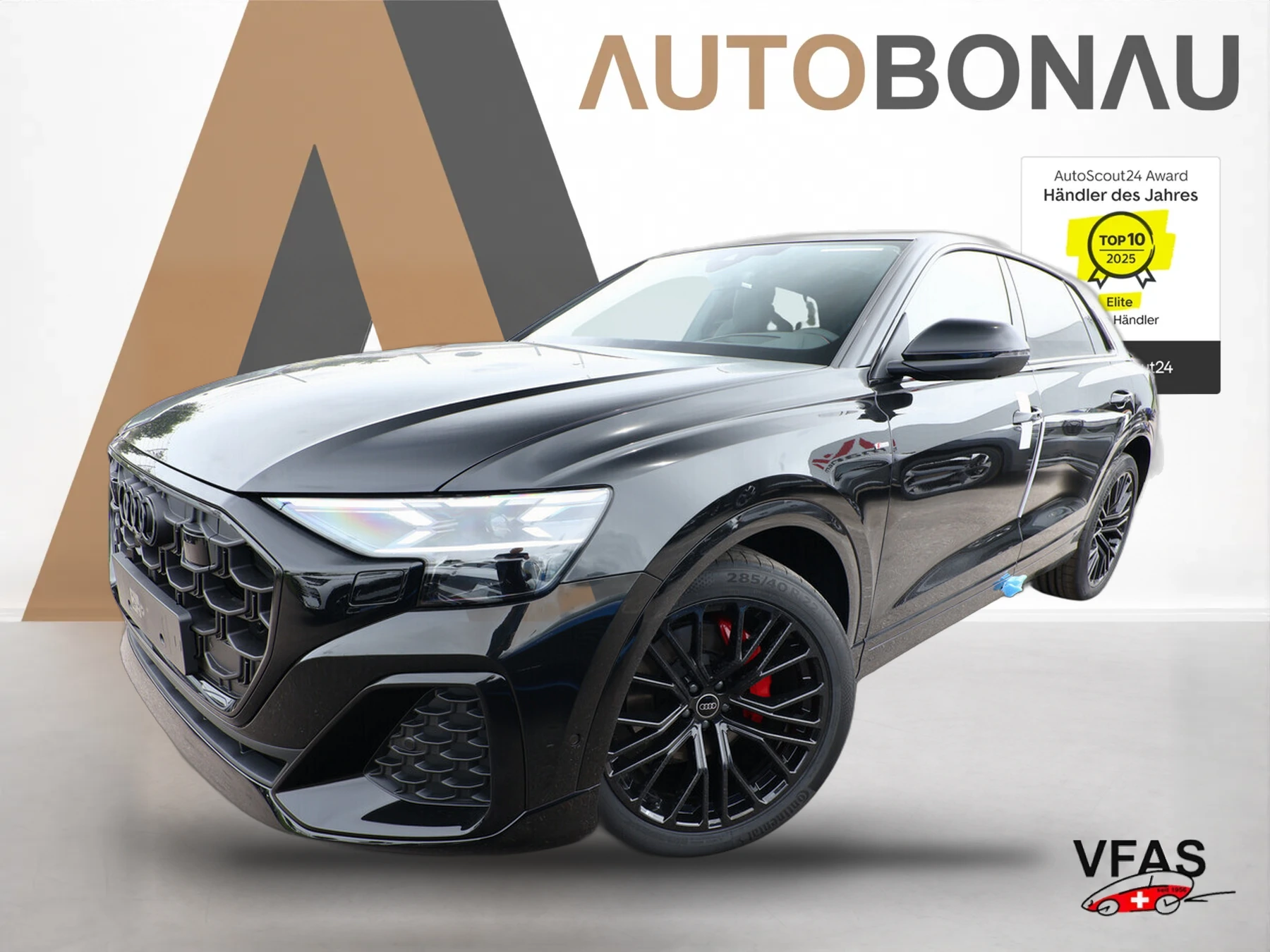 AUDI Q8 2xS line AssistenzP+ 22Z Laser HUD AHK Klim4 bei Auto Bonau