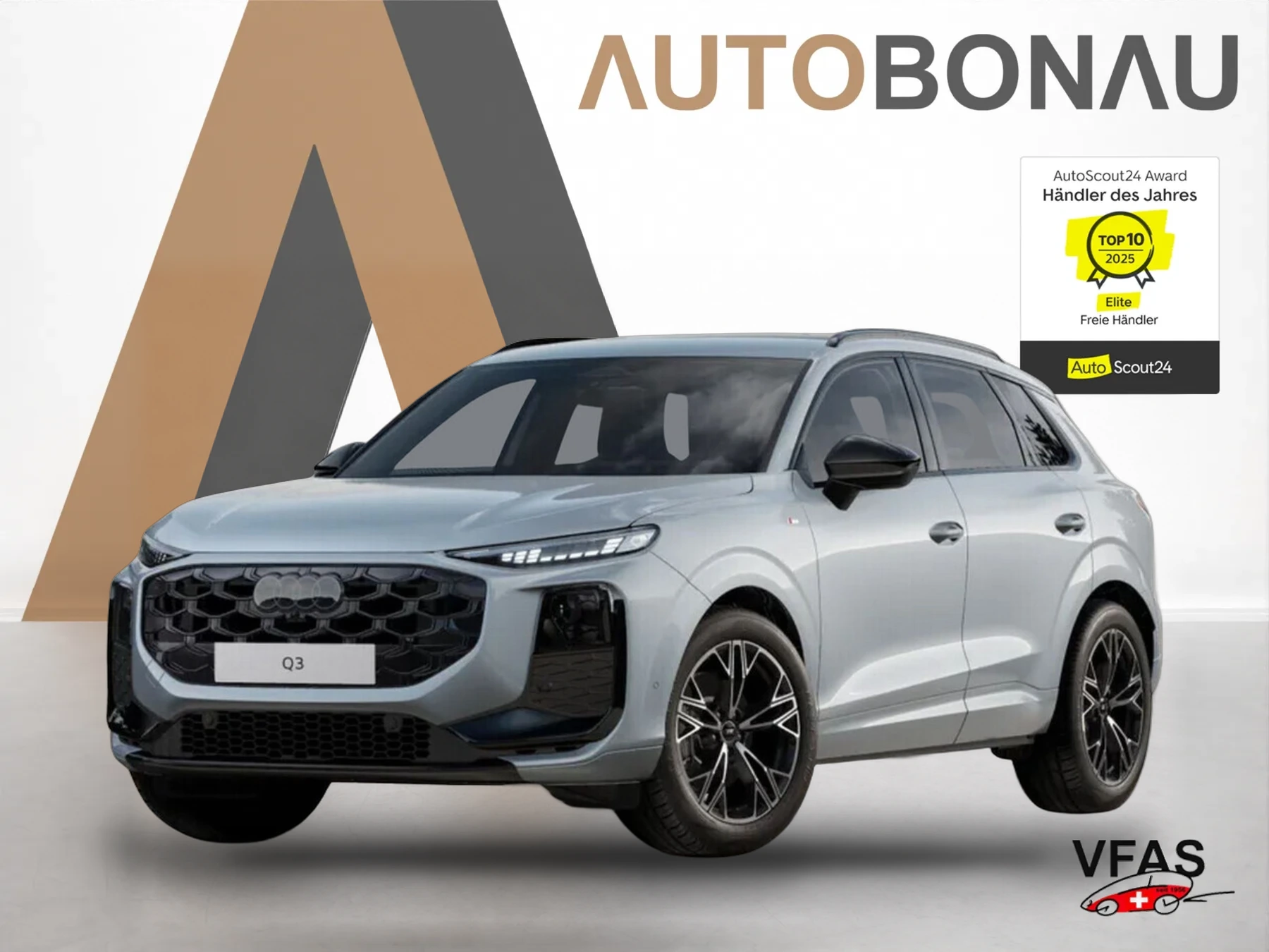 AUDI Q3 2xS line Tech+ LED+ KlimaP 19Z OptikP PrivG bei Auto Bonau