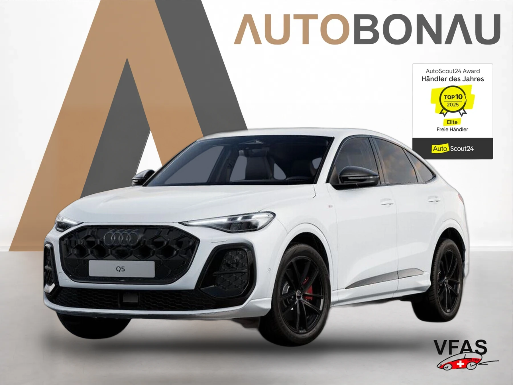 AUDI Q5 Sportback 2xS line Tech Leder Pano 20Z PrivG bei Auto Bonau