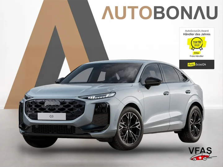 AUDI Q3 Sportback quattro 2xS line Tech+ KlimaP 19Z bei Auto Bonau