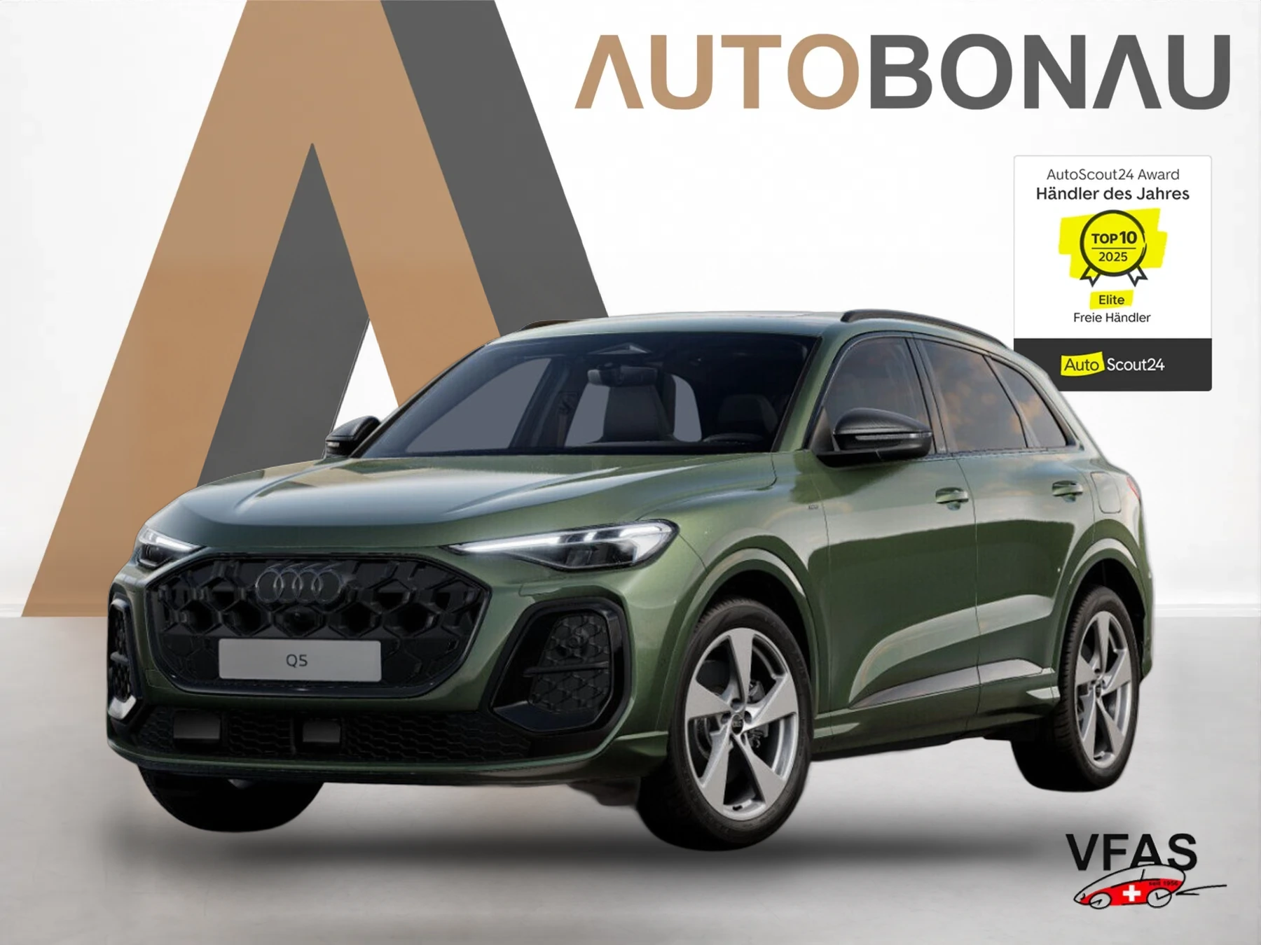AUDI Q5 e-hybrid 2xS line Tech+ Pano 20Z OptikP PrivG bei Auto Bonau
