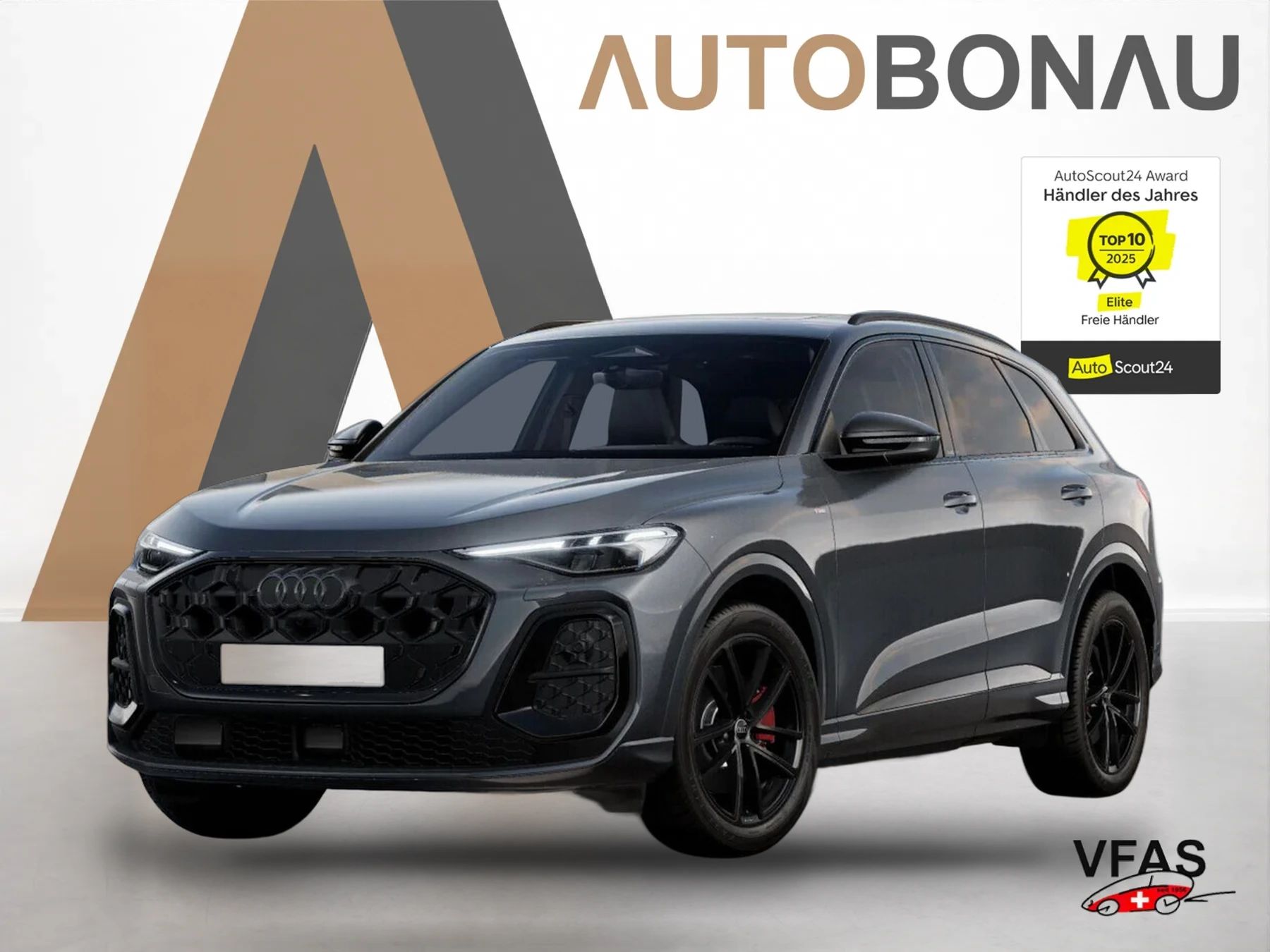AUDI Q5 2xS line Tech+ Pano AHK HUD BlackP 20Z PrivG bei Auto Bonau