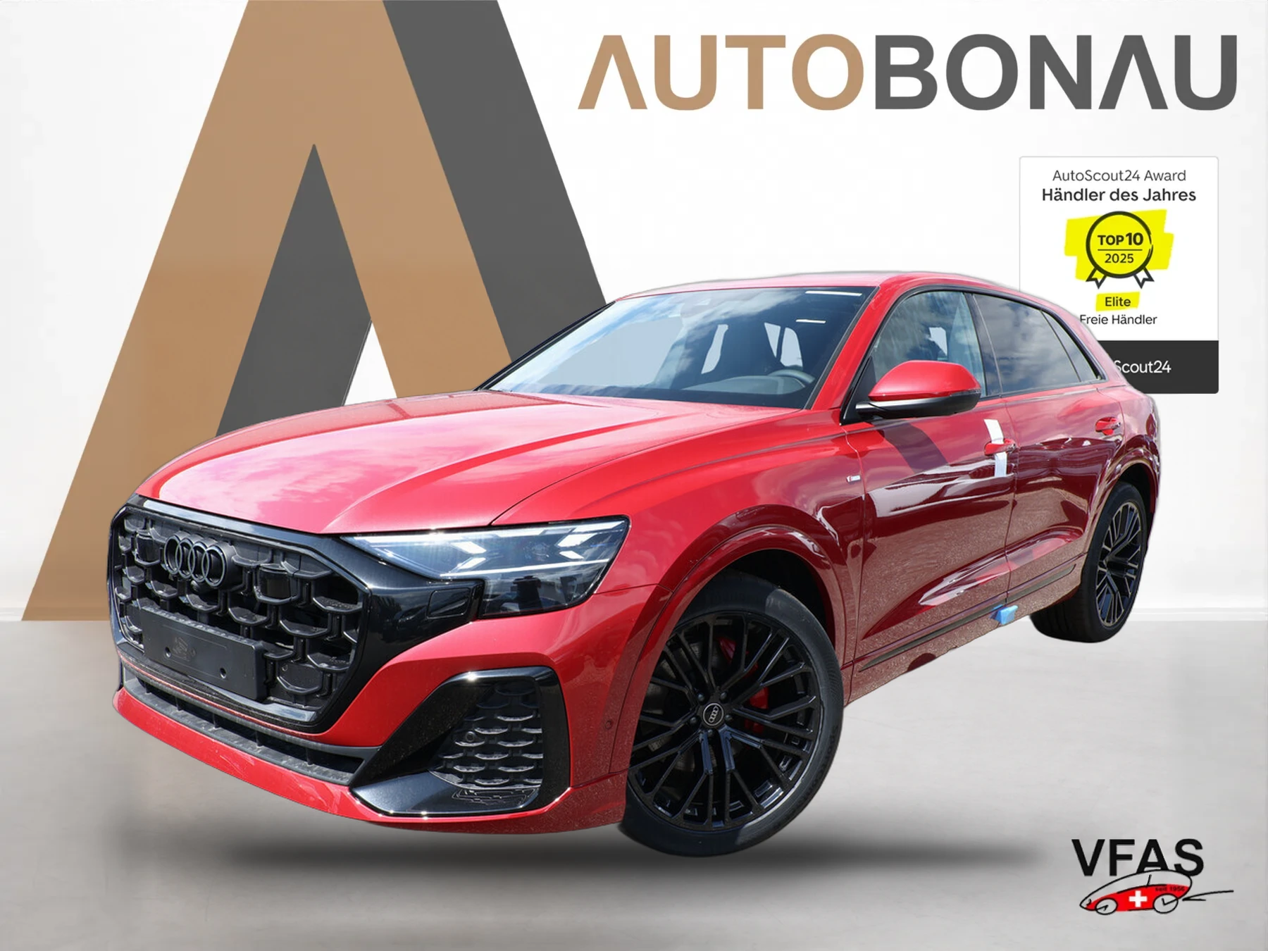 AUDI Q8 2xS line AssistenzP+ 22Z Laser Pano B&O Leder bei Auto Bonau