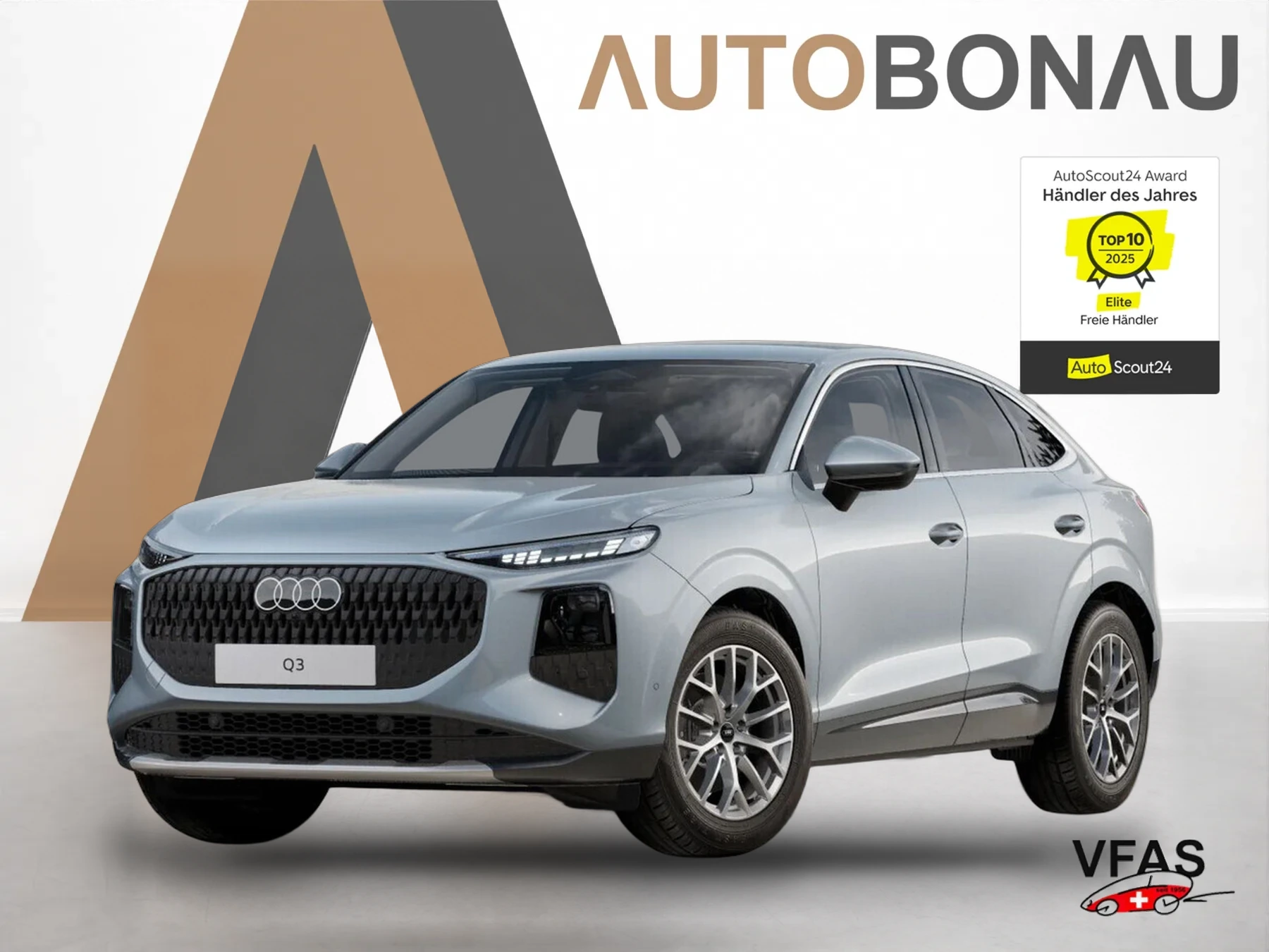 AUDI Q3 Sportback quattro Tech LED+ 18Z Keyl KlimaP bei Auto Bonau