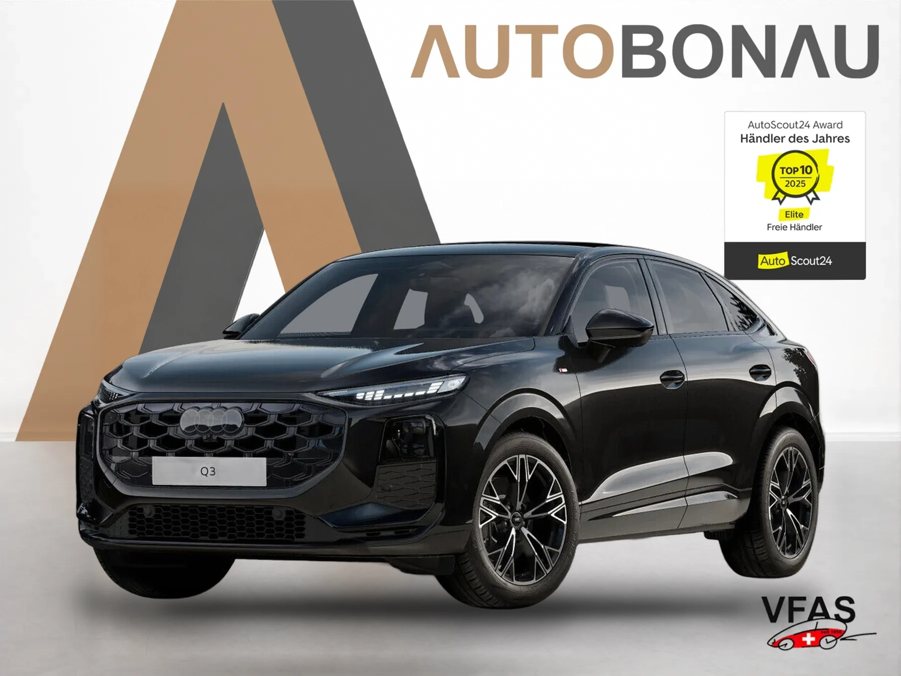 AUDI Q3 Sportback 2xS line Tech Pano Leder DynamikP bei Auto Bonau