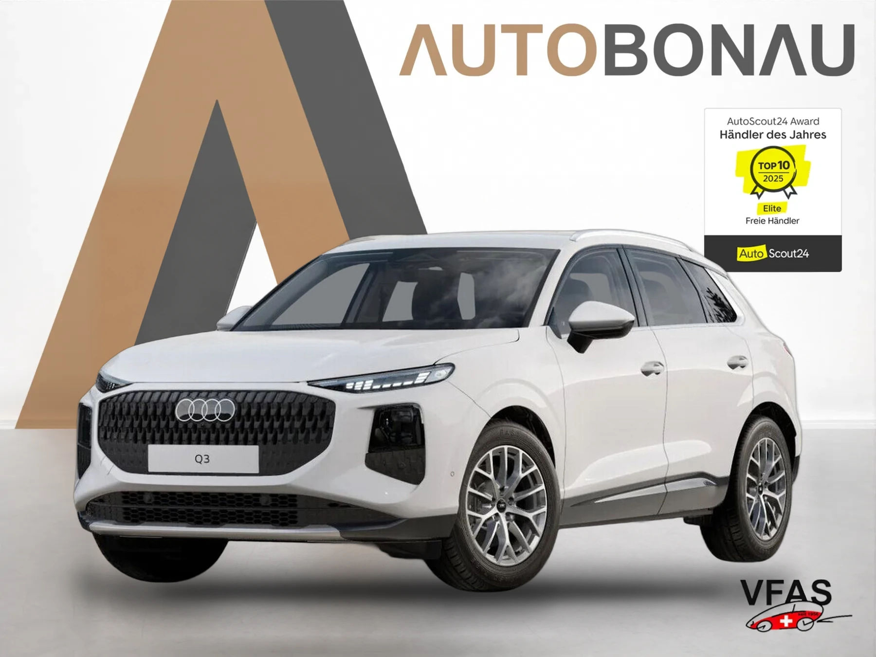 AUDI Q3 quattro Tech LED+ 18Z Keyl KlimaP ACC Navi bei Auto Bonau