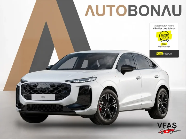 AUDI Q3 Sportback quattro 2xS line Techpro KlimaP 19Z bei Auto Bonau