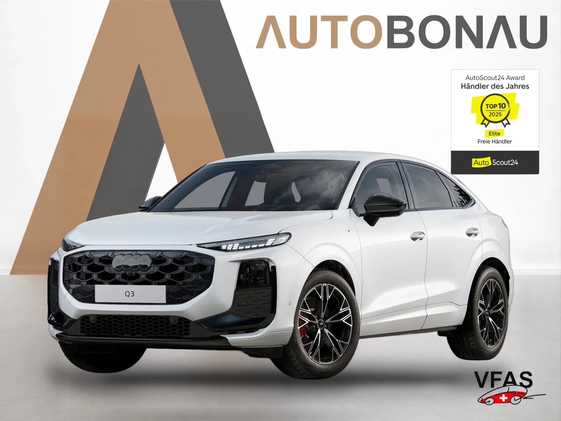 AUDI Q3 Sportback quattro 2xS line Techpro KlimaP 19Z bei Auto Bonau