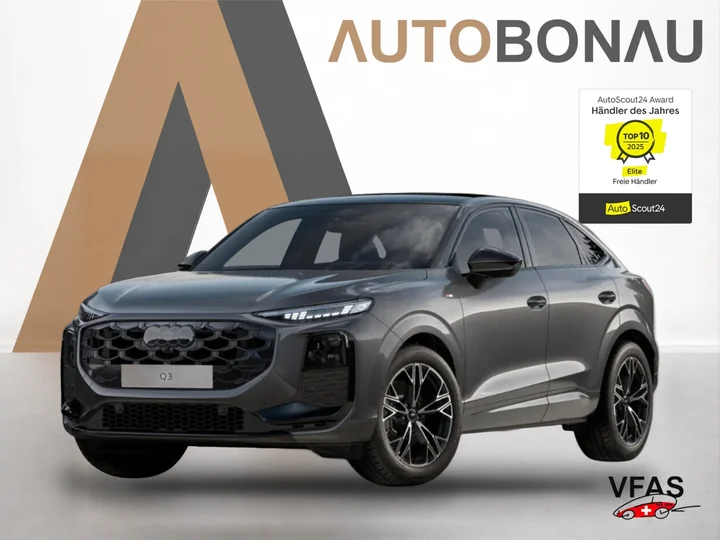 AUDI Q3 Sportb quatt 2xS line Pano Tech+ B&O AHK 19Z bei Auto Bonau