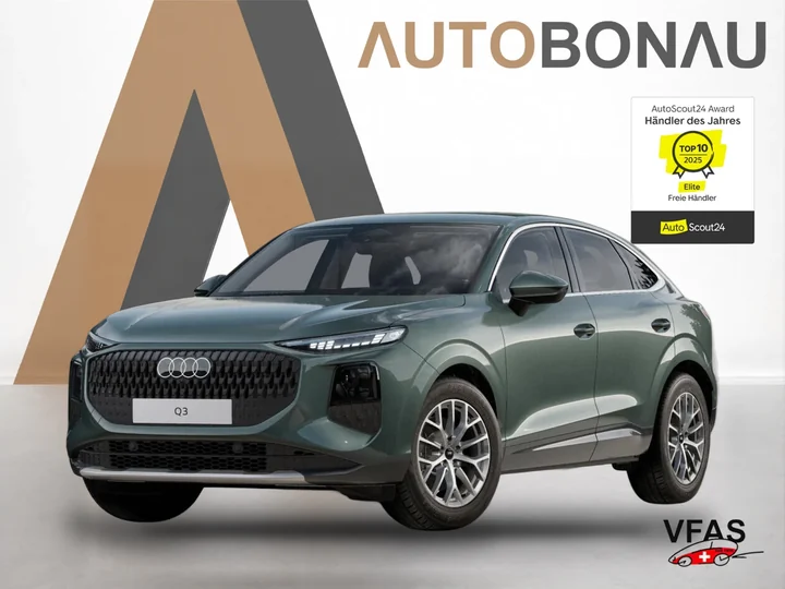 AUDI Q3 Sportback quattro Tech LED+ 18Z Keyl KlimaP bei Auto Bonau