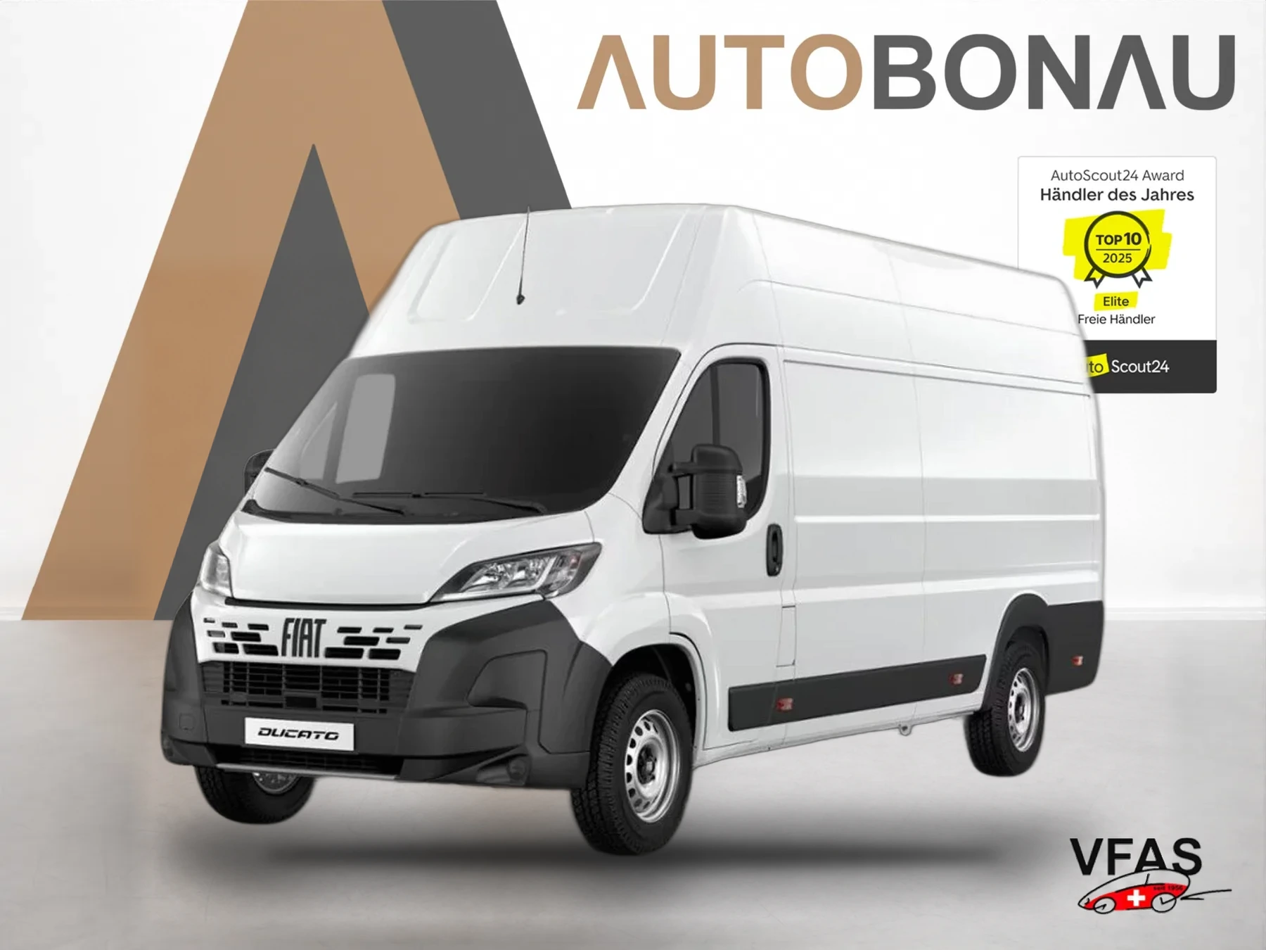 FIAT Ducato Maxi 35 AT8 L4H3 7"Display AppCo 270°HFT bei Auto Bonau