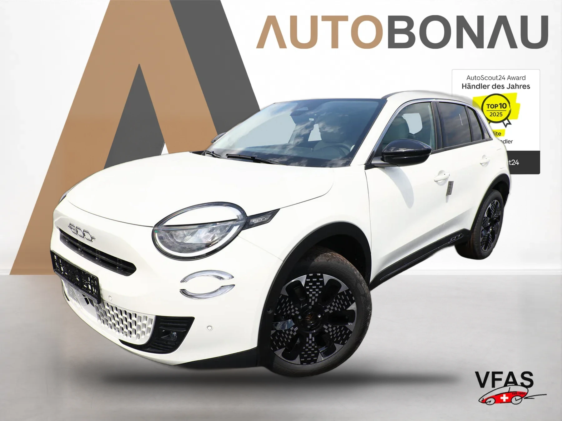 FIAT 600 Hybrid La Prima SHZ eHK ACC Nav Kam 360°PDC bei Auto Bonau