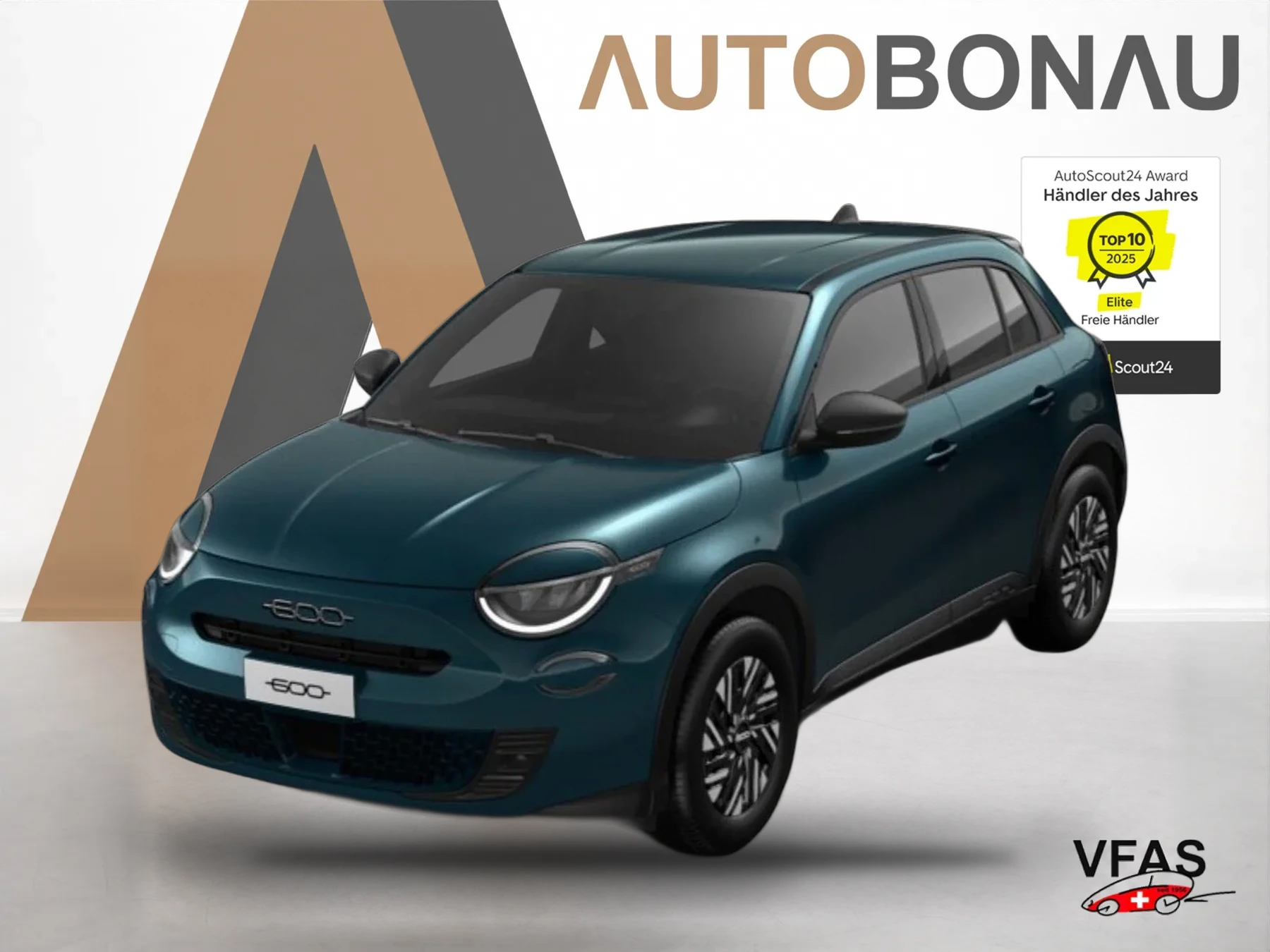 FIAT 600 Hybrid POP WinterP DigC CarP LED Klimaaut. bei Auto Bonau