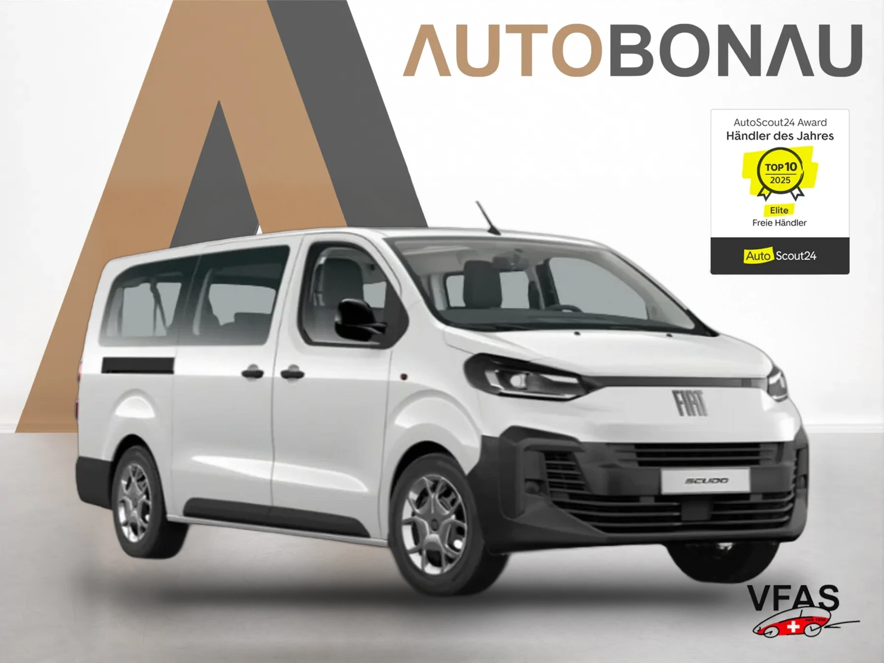 FIAT Scudo Kombi L3 9S Navi 2ZoneAC Kam Temp PDC bei Auto Bonau