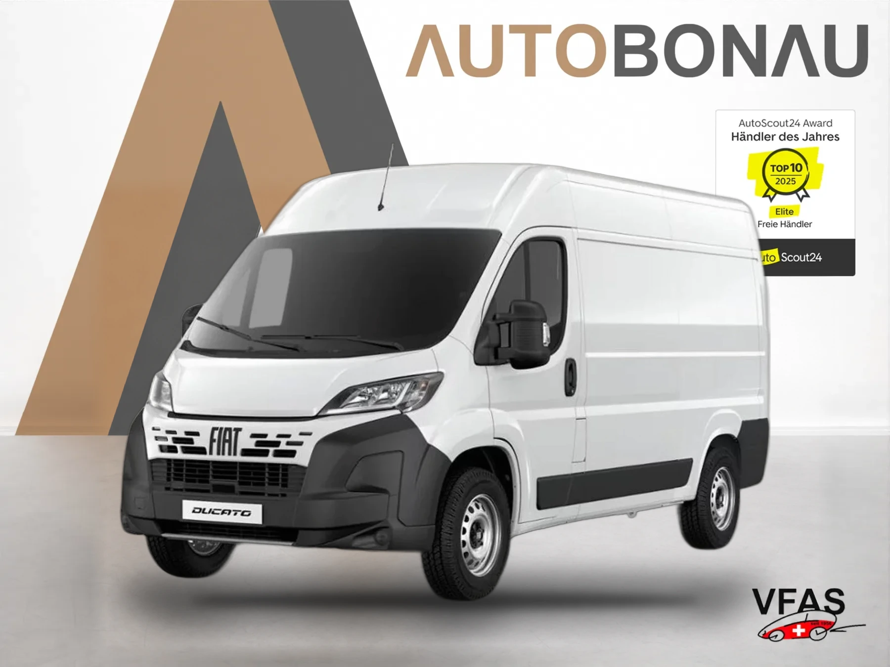 FIAT Ducato Maxi 35 AT8 L2H2 7"Display AppCo 270°HFT bei Auto Bonau