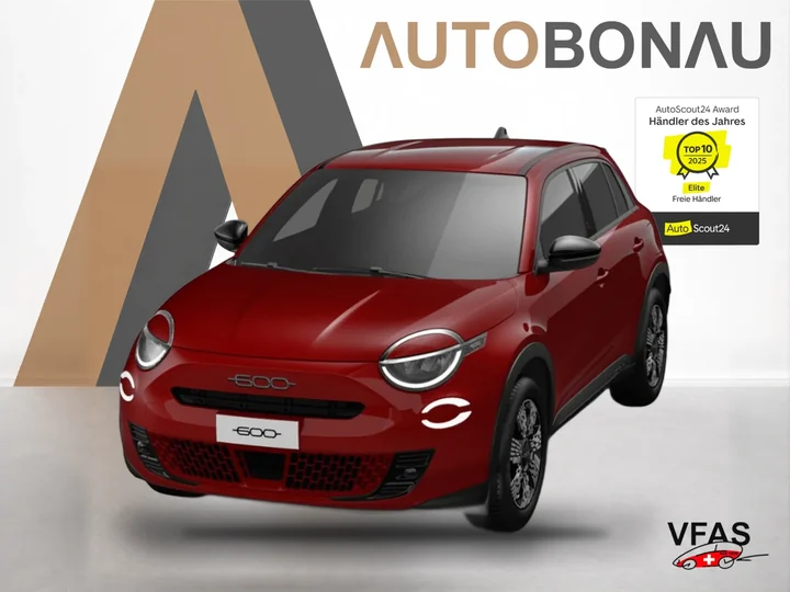FIAT 600 Hybrid ICON SHZ Keyl Nav Kam 2xPDC LED CarP bei Auto Bonau