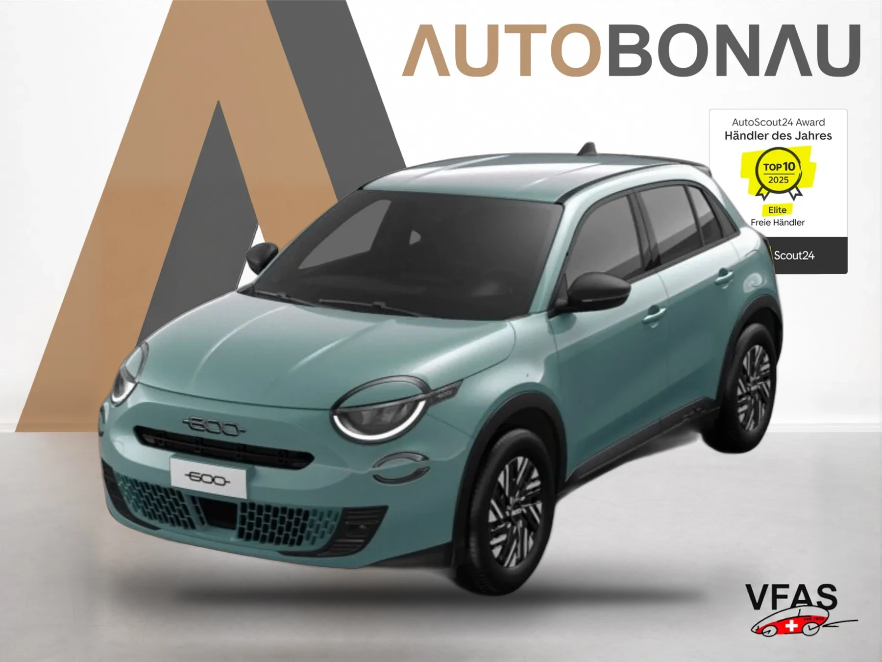 FIAT 600 Hybrid POP WinterP DigC CarP LED Klimaaut. bei Auto Bonau
