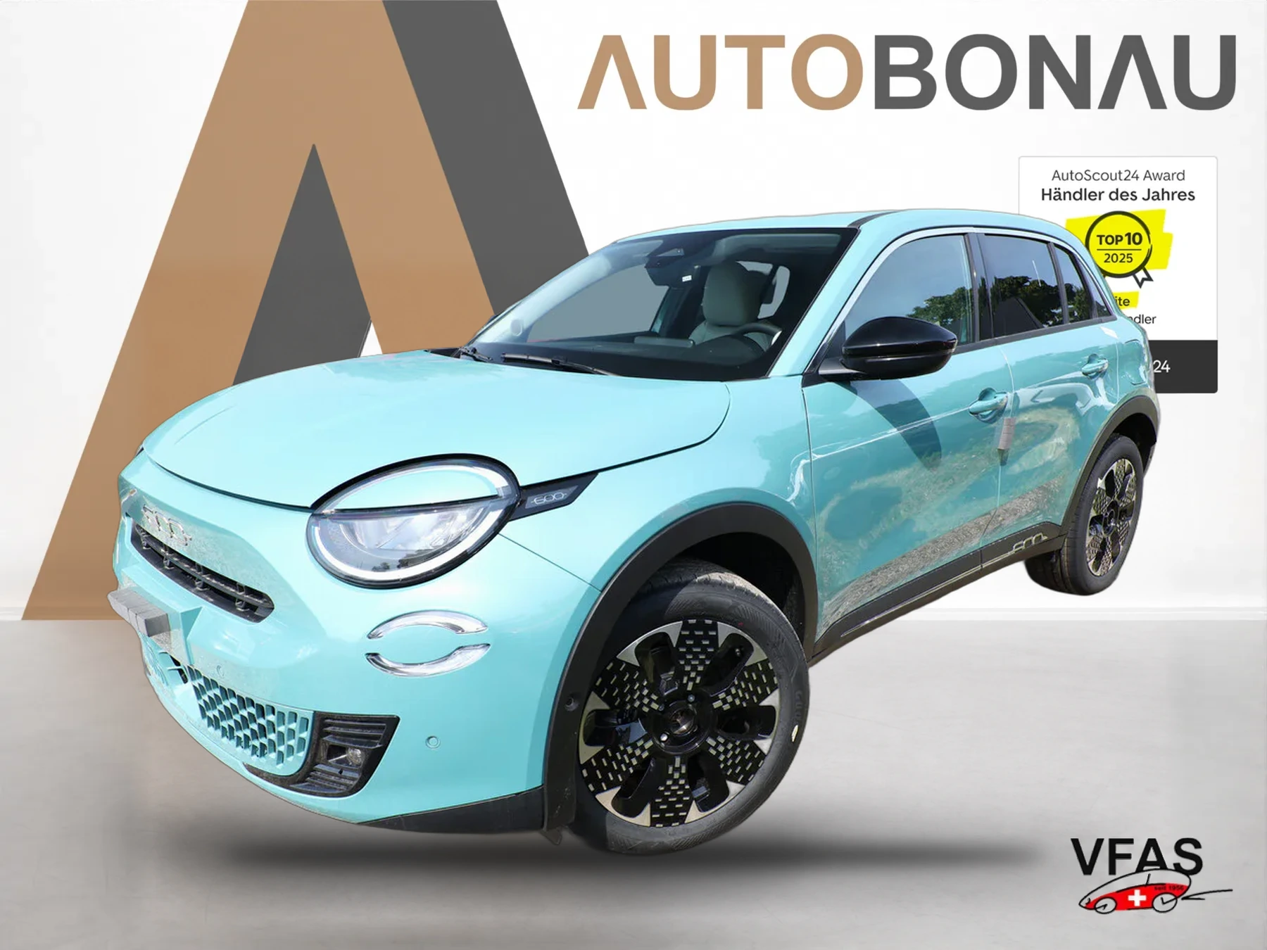 FIAT 600 Hybrid La Prima SHZ eHK ACC Nav Kam 360°PDC bei Auto Bonau