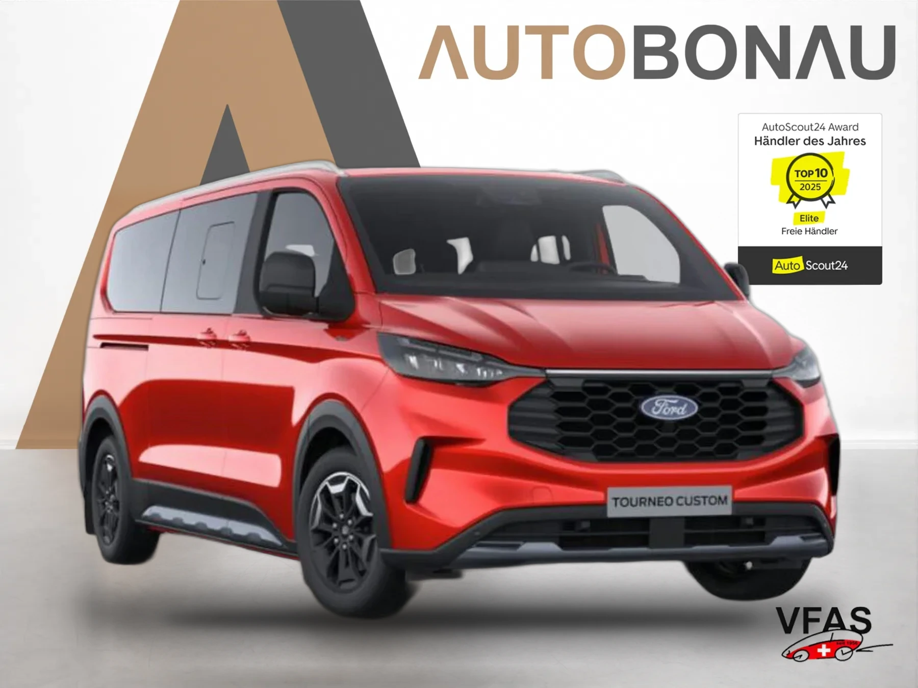 FORD Tourneo Custom Aut Active L2 StandH AHK ACC 8-S bei Auto Bonau
