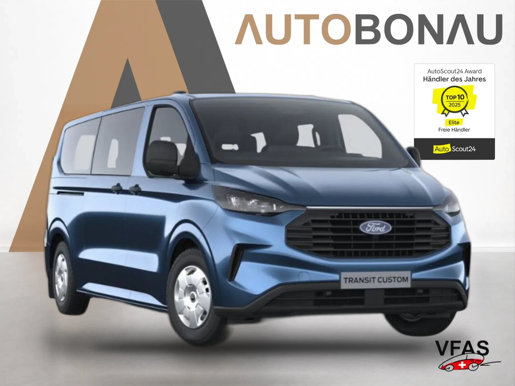 FORD Transit Custom Kombi Aut Trend L2 LED Heckkl 9-S bei Auto Bonau