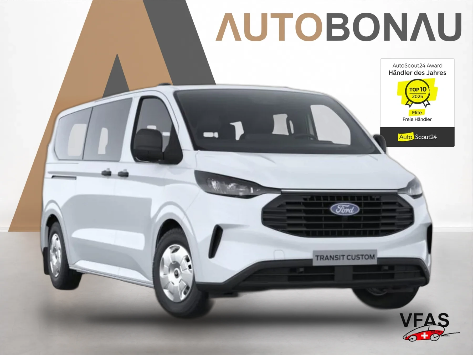 FORD Transit Custom Kombi Trend L2 AHK SHZ 5J-Gar 9-S bei Auto Bonau