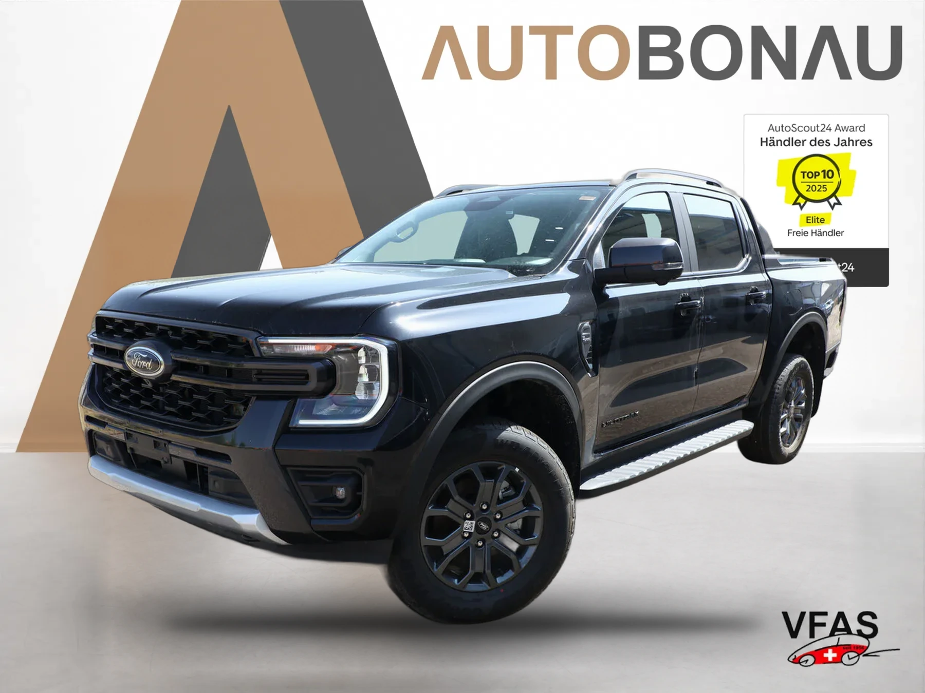 FORD Ranger DoKa Wildtrak el.Rollo ACC Kam360 SHZ 18Z bei Auto Bonau