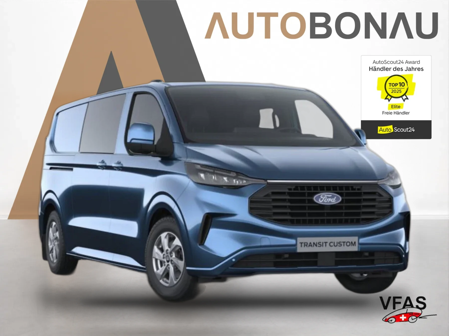 FORD Transit Custom Multicab Limited L2 LED SHZ 4-S bei Auto Bonau