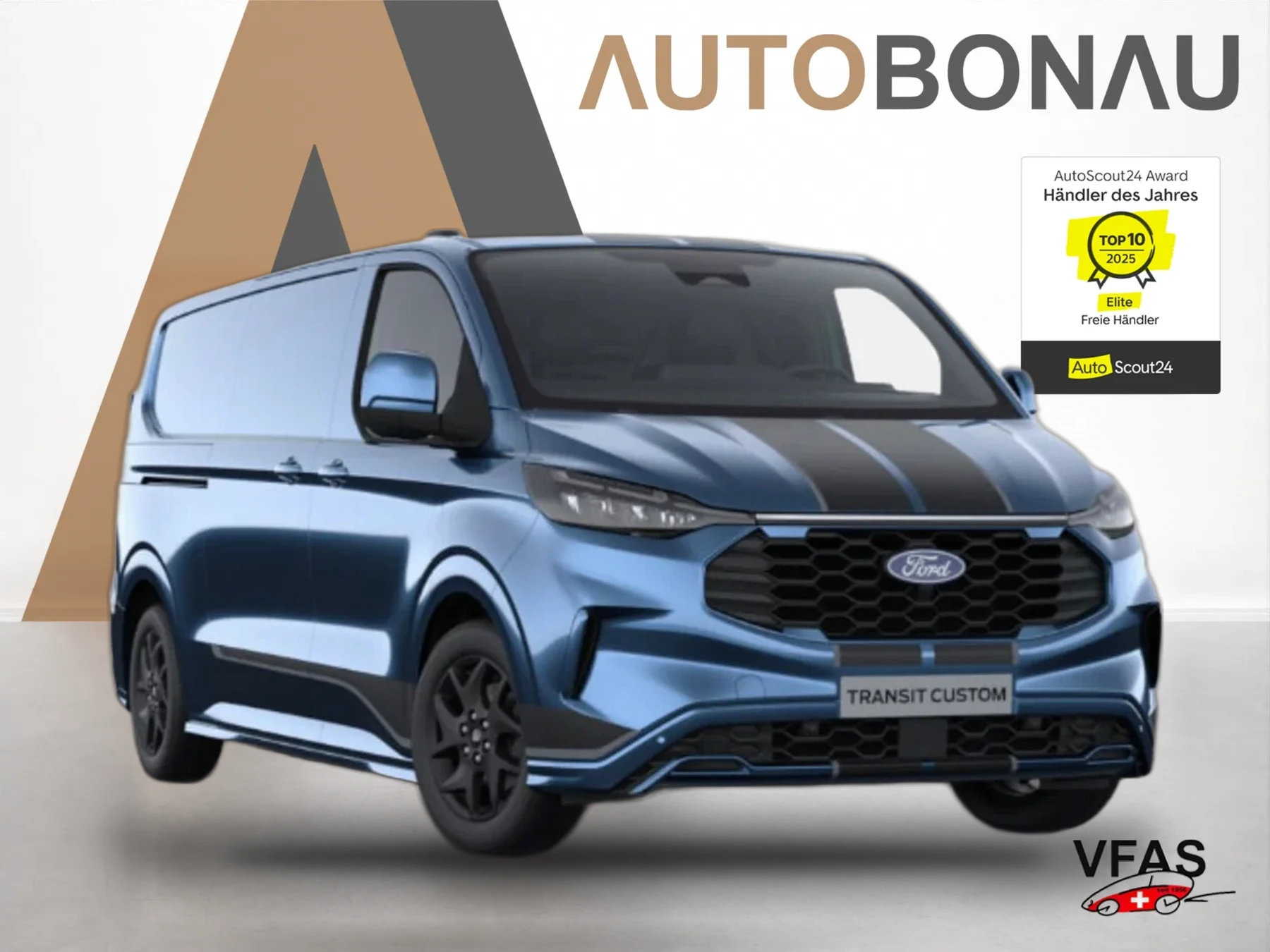FORD Transit Custom Aut Sport L2 LED SHZ KeyL Kam 2S bei Auto Bonau