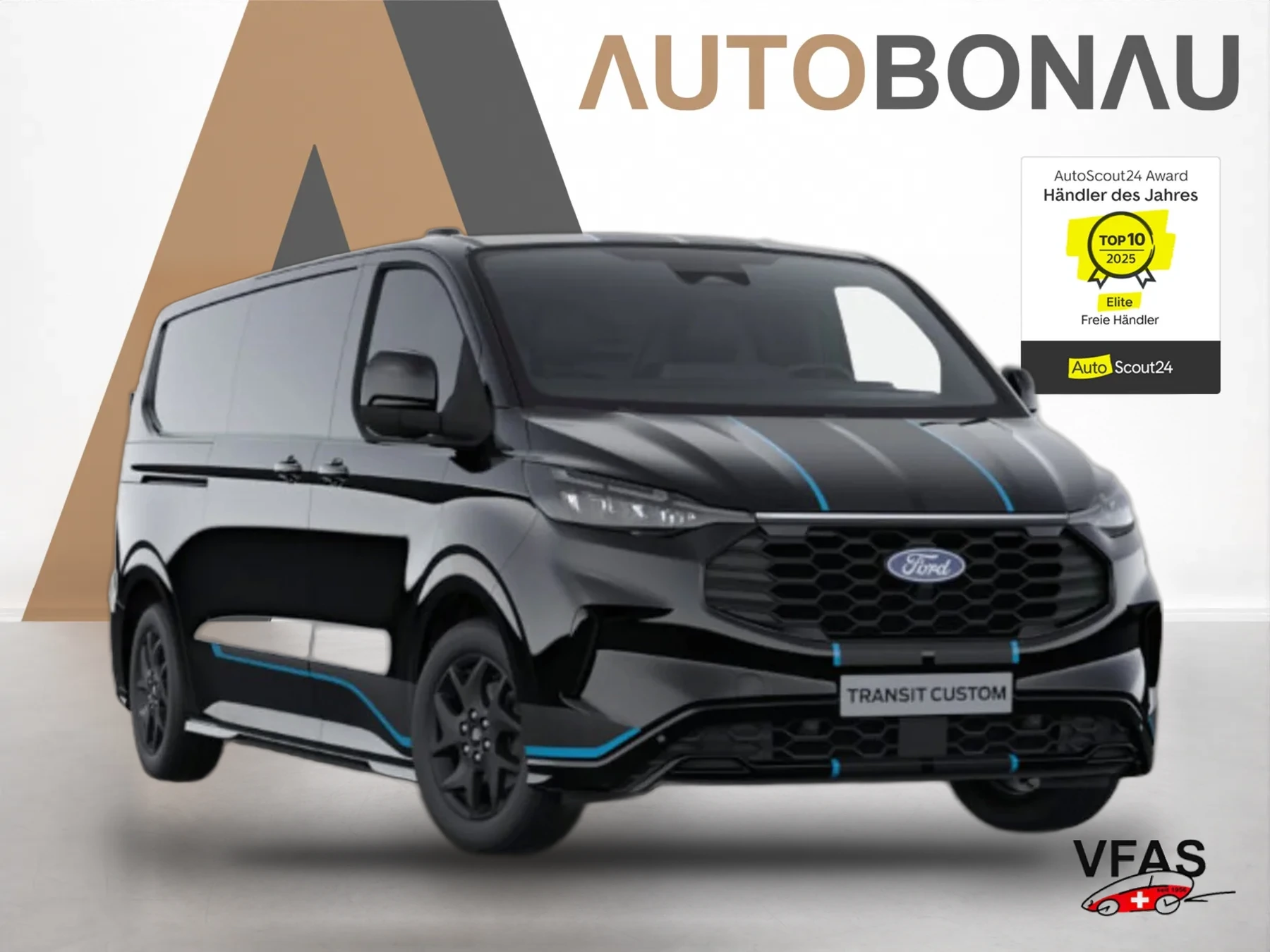 FORD Transit Custom Aut Sport L2 AHK LED SHZ KeyL 2S bei Auto Bonau