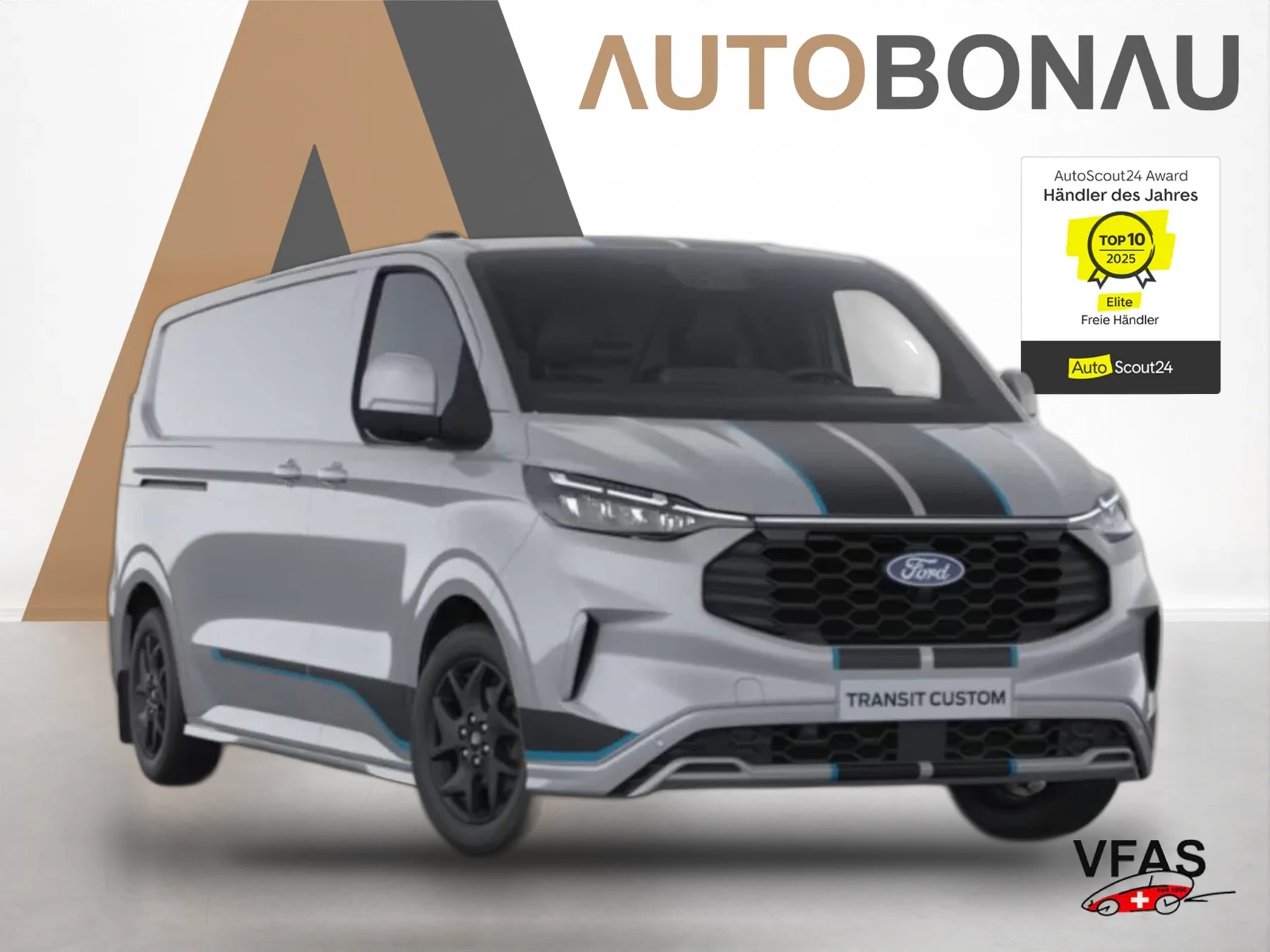 FORD Transit Custom Aut Sport L2 LED SHZ KeyL Kam 2S bei Auto Bonau