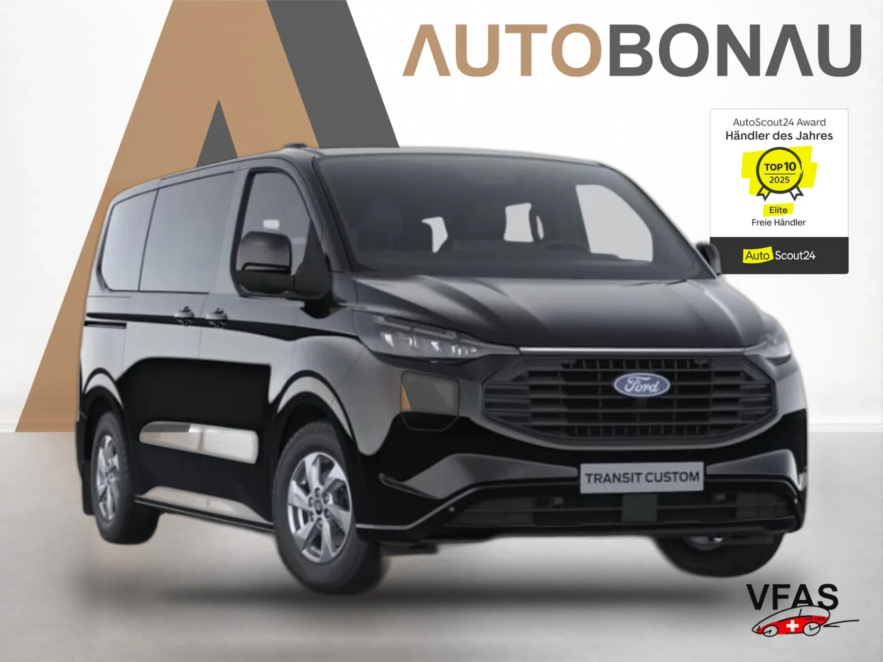 FORD Transit Custom Kombi Aut Limit L1 AHK Heckkl 8-S bei Auto Bonau