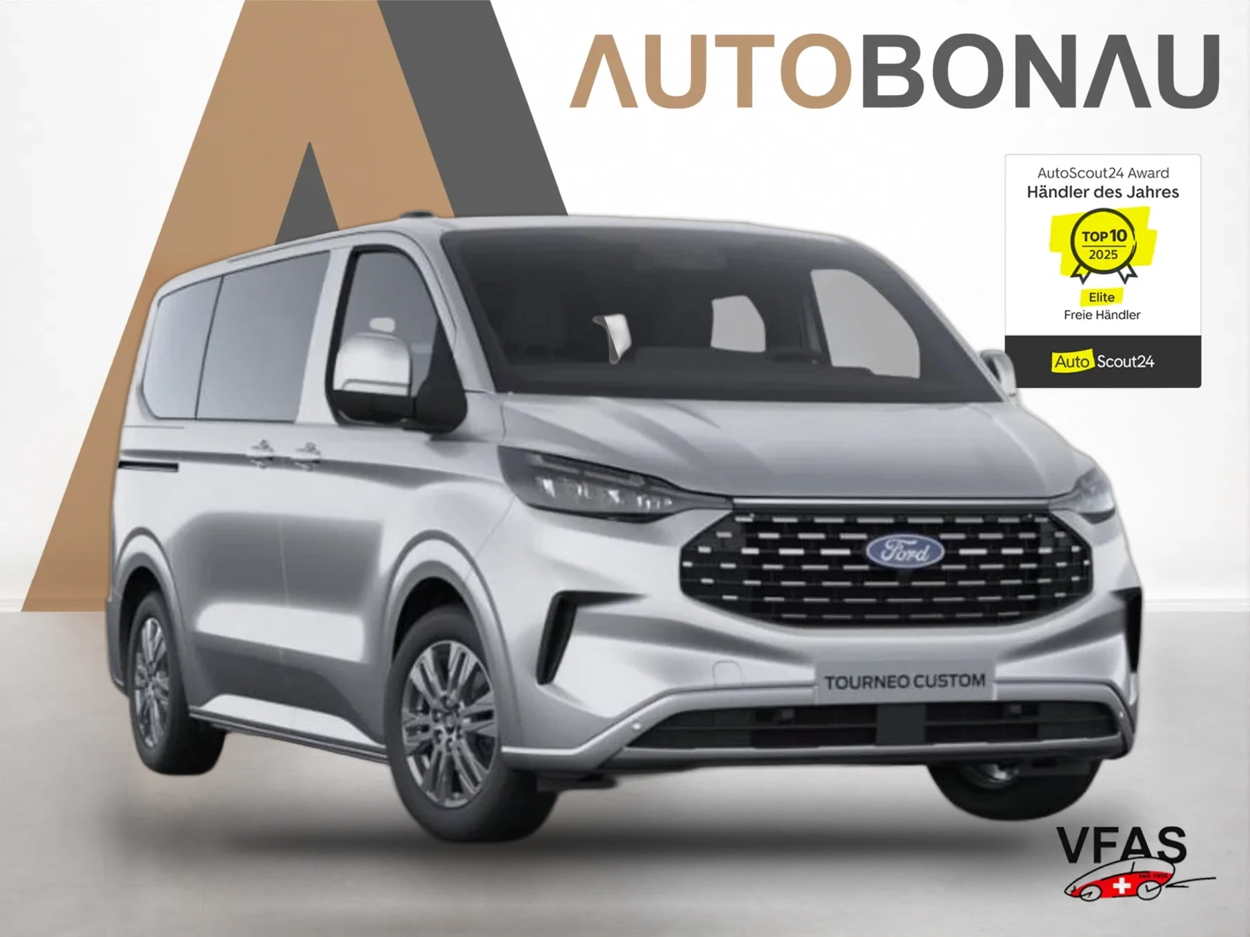 FORD Tourneo Custom Aut Titanium L1 StandH AHK 9-S bei Auto Bonau