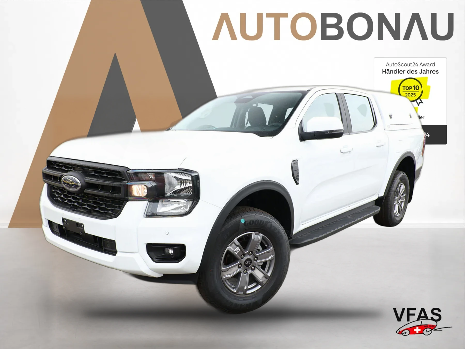 FORD Ranger DoKa XLT Hardtop AHK ACC WinterP Kam 17Z bei Auto Bonau