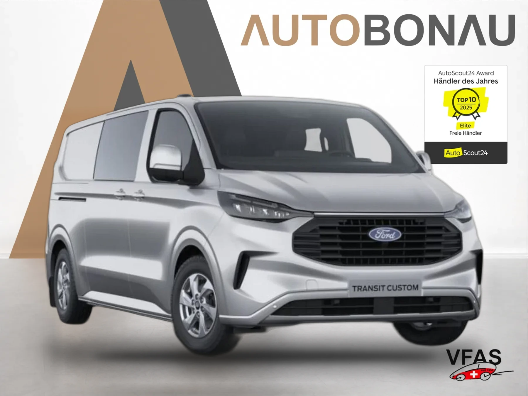 FORD Transit Custom Multicab Limited L2 AHK LED 5-S bei Auto Bonau