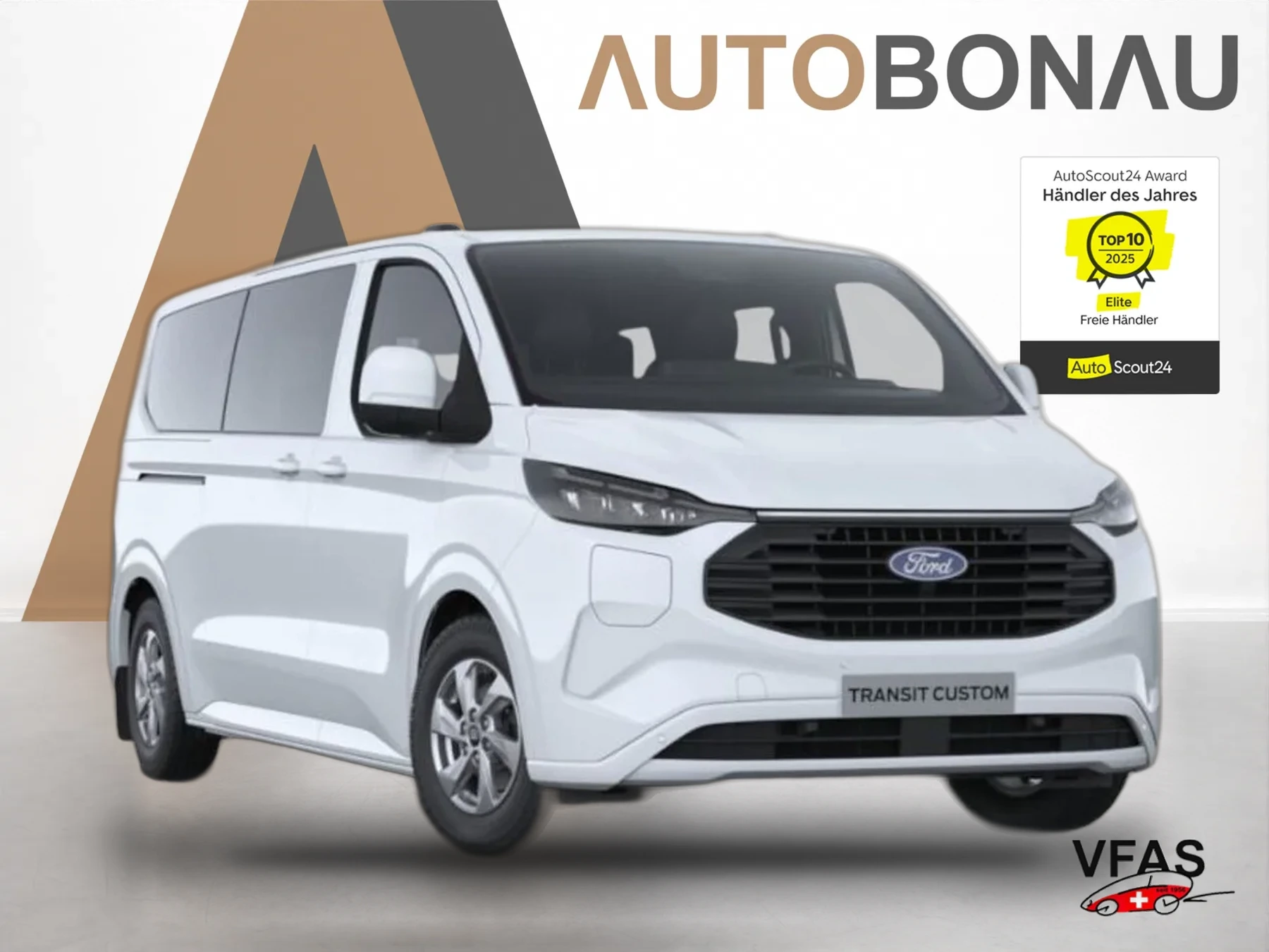 FORD Transit Custom Kombi PHEV Limit L2 AHK LED 8-S bei Auto Bonau
