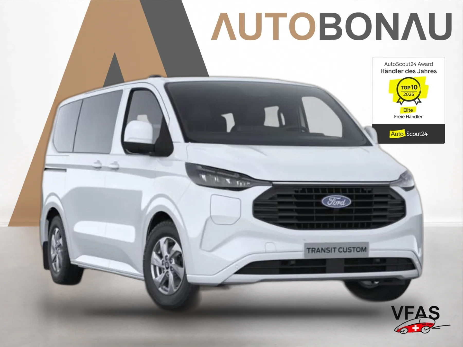 FORD Transit Custom Kombi Limit L1 LED SHZ 5J-Gar 9-S bei Auto Bonau